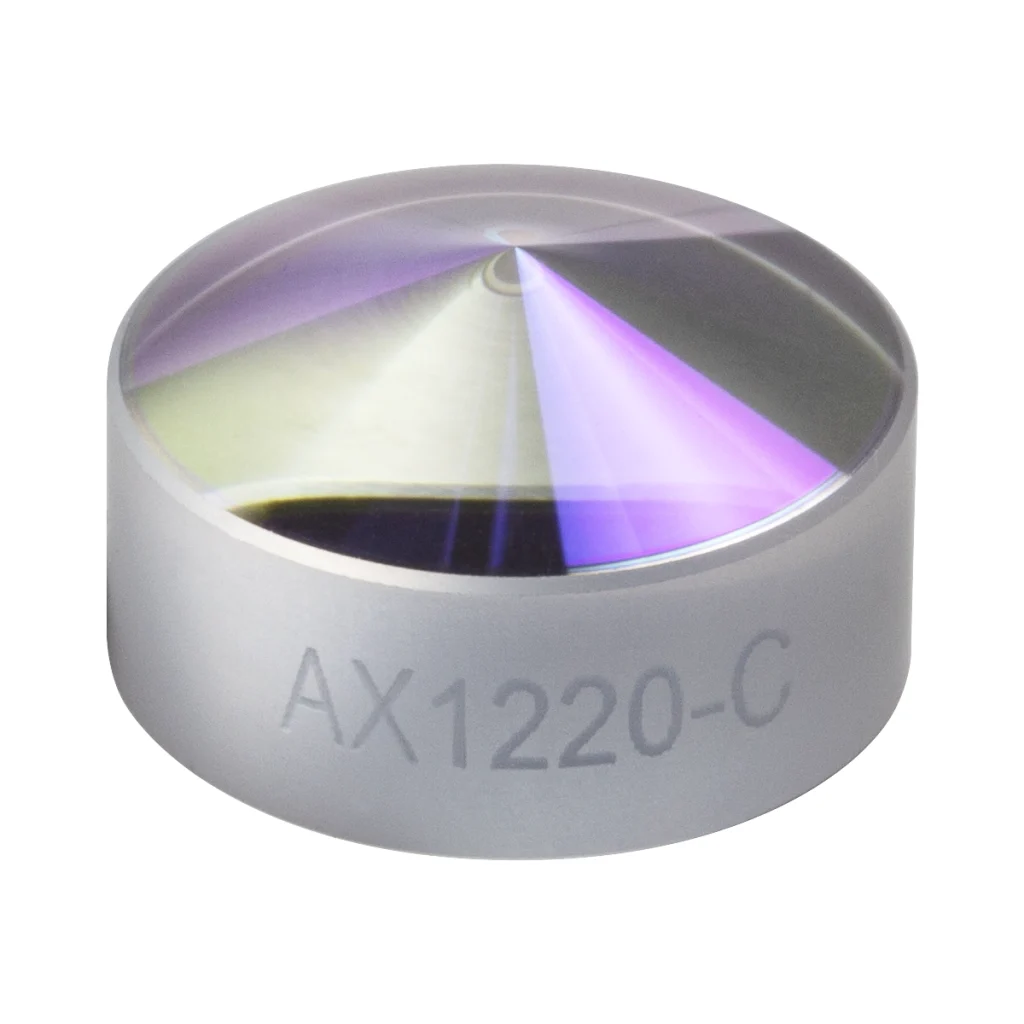 Thorlabs AX1220-C 锥形透镜 N-BK7 Ø12.7mm(Ø1/2") 20.0° C膜(1050-1700nm)