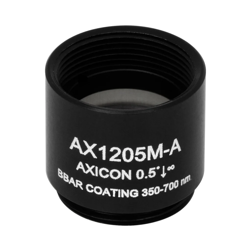 Thorlabs AX1205M-A 锥形透镜 N-BK7 Ø12.7mm(Ø1/2") 0.5° A膜(350-700nm)