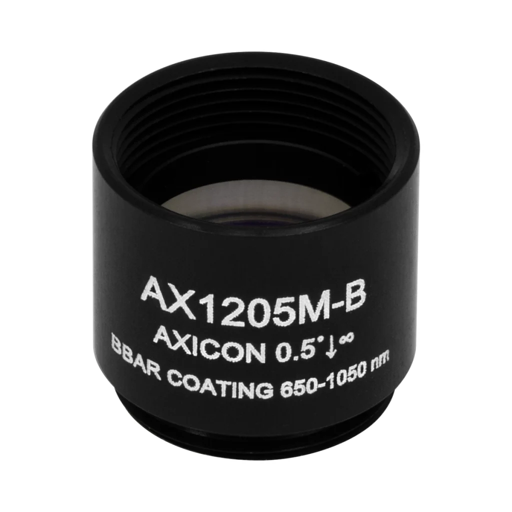 Thorlabs AX1205M-B 锥形透镜 N-BK7 Ø12.7mm(Ø1/2") 0.5° B膜(650-1050nm)