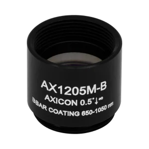 Thorlabs AX1205M-B 锥形透镜 N-BK7 Ø12.7mm(Ø1/2") 0.5° B膜(650-1050nm)