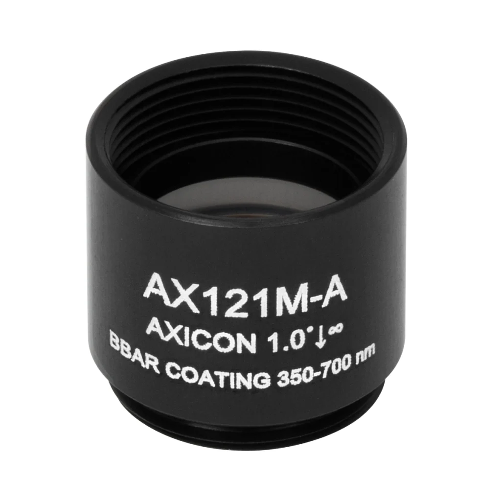 Thorlabs AX121M-A 锥形透镜 N-BK7 Ø12.7mm(Ø1/2") 1.0° A膜(350-700nm)