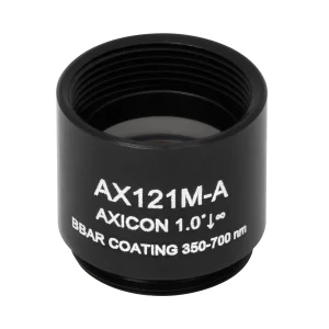 Thorlabs AX121M-A 锥形透镜 N-BK7 Ø12.7mm(Ø1/2") 1.0° A膜(350-700nm)