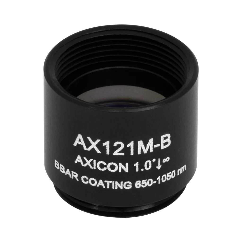 Thorlabs AX121M-B 锥形透镜 N-BK7 Ø12.7mm(Ø1/2") 1.0° B膜(650-1050nm)