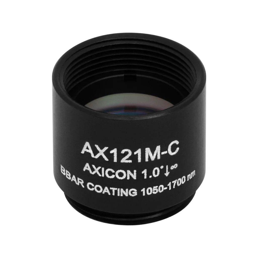 Thorlabs AX121M-C 锥形透镜 N-BK7 Ø12.7mm(Ø1/2") 1.0° C膜(1050-1700nm)