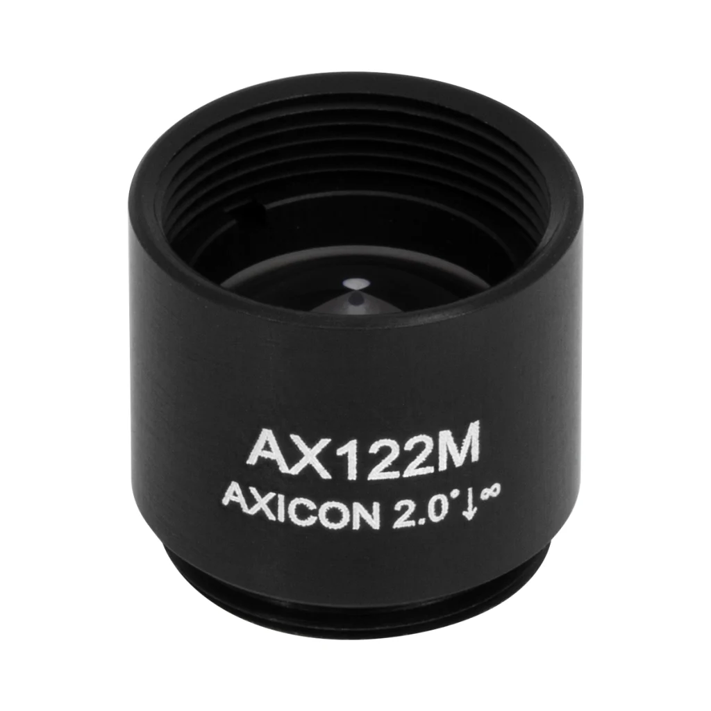 Thorlabs AX122M 锥形透镜 N-BK7 Ø12.7mm(Ø1/2") 2.0° 未镀膜