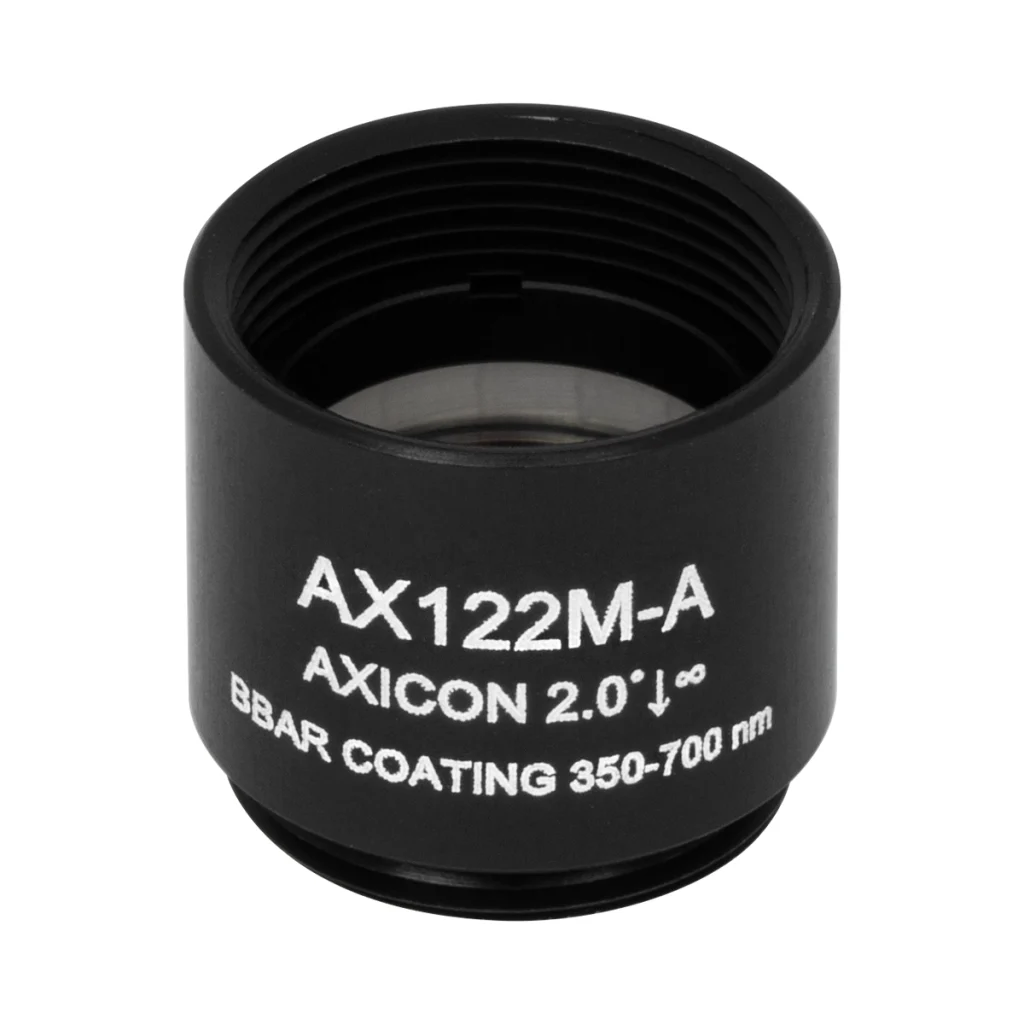 Thorlabs AX122M-A 锥形透镜 N-BK7 Ø12.7mm(Ø1/2") 2.0° A膜(350-700nm)