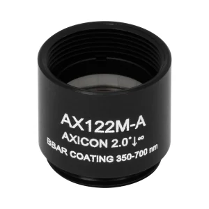 Thorlabs AX122M-A 锥形透镜 N-BK7 Ø12.7mm(Ø1/2") 2.0° A膜(350-700nm)
