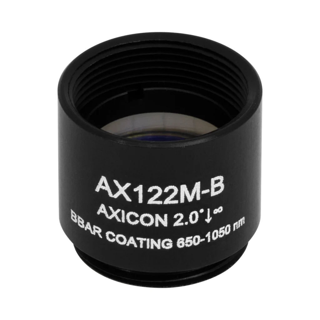 Thorlabs AX122M-B 锥形透镜 N-BK7 Ø12.7mm(Ø1/2") 2.0° B膜(650-1050nm)