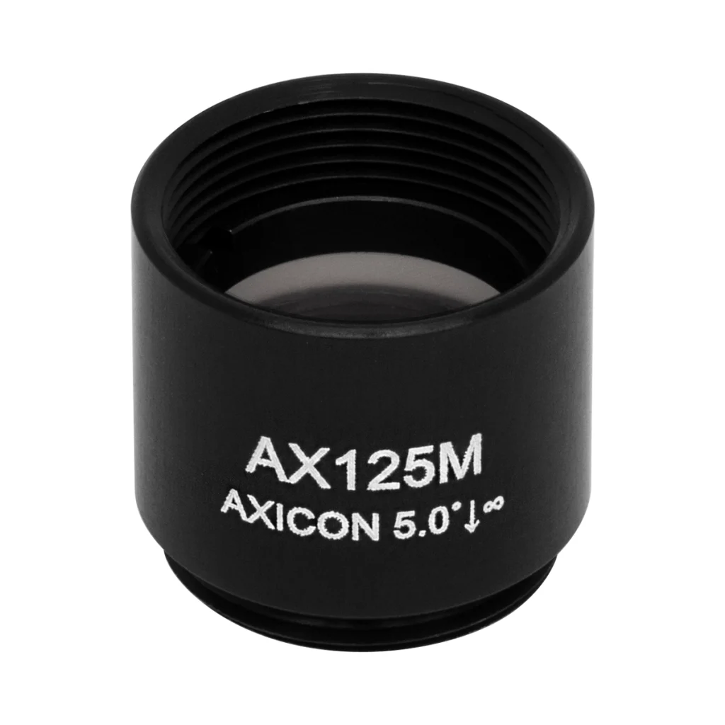 Thorlabs AX125M 锥形透镜 N-BK7 Ø12.7mm(Ø1/2") 5.0° 未镀膜