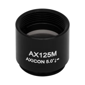 Thorlabs AX125M 锥形透镜 N-BK7 Ø12.7mm(Ø1/2") 5.0° 未镀膜