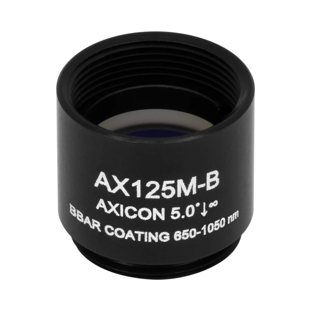 Thorlabs AX125M-B 锥形透镜 N-BK7 Ø12.7mm(Ø1/2") 5.0° B膜(650-1050nm)
