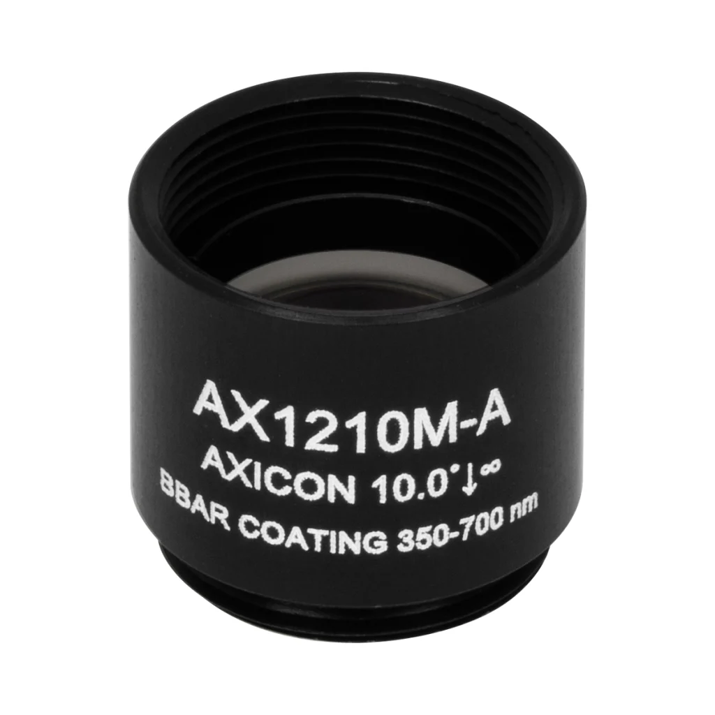 Thorlabs AX1210M-A 锥形透镜 N-BK7 Ø12.7mm(Ø1/2") 10.0° A膜(350-700nm)