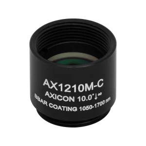 Thorlabs AX1210M-C 锥形透镜 N-BK7 Ø12.7mm(Ø1/2") 10.0° C膜(1050-1700nm)