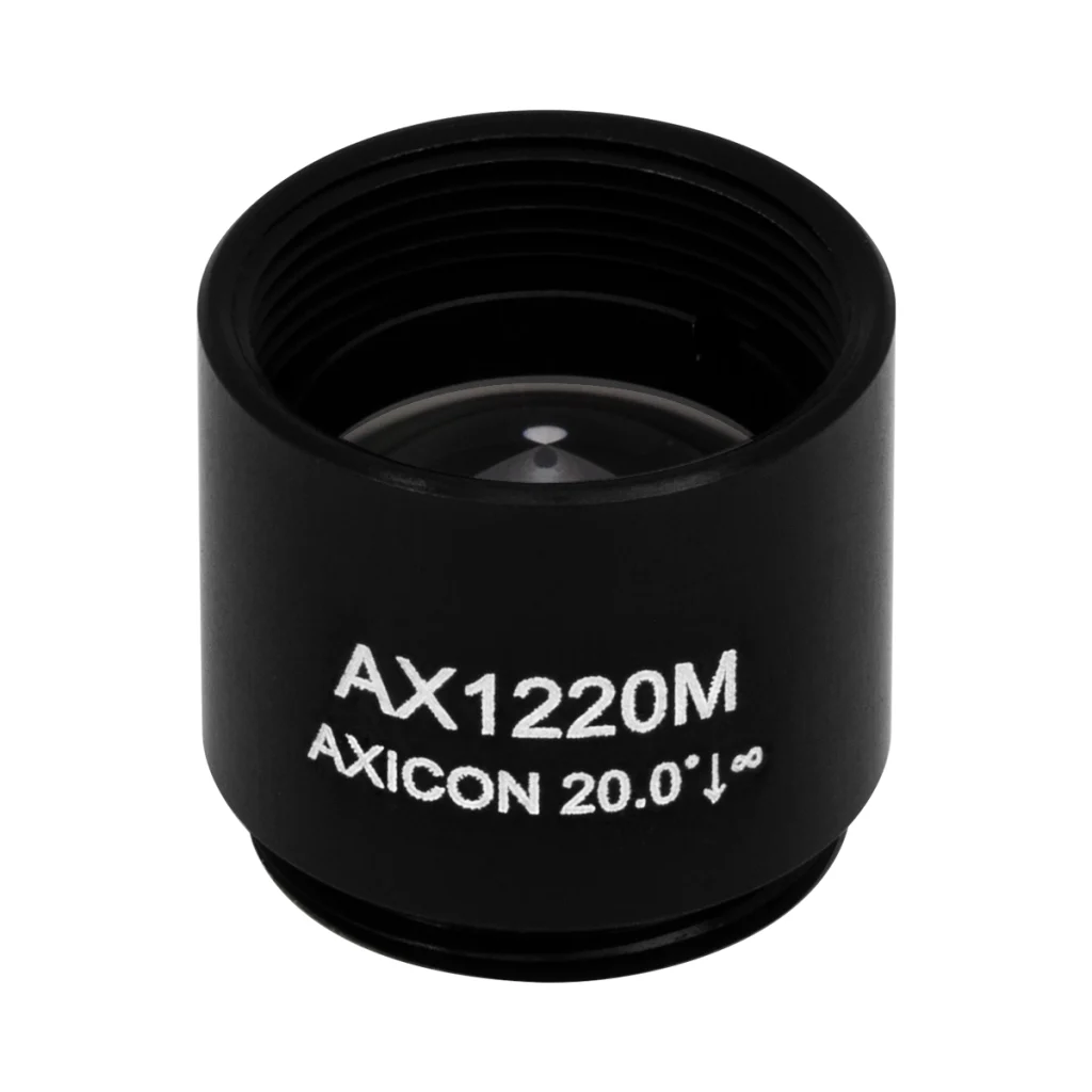 Thorlabs AX1220M 锥形透镜 N-BK7 Ø12.7mm(Ø1/2") 20.0° 未镀膜