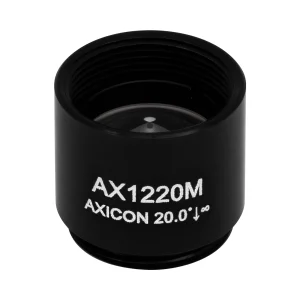 Thorlabs AX1220M 锥形透镜 N-BK7 Ø12.7mm(Ø1/2") 20.0° 未镀膜