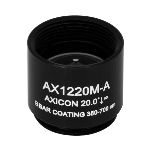 Thorlabs AX1220M-A 锥形透镜 N-BK7 Ø12.7mm(Ø1/2") 20.0° A膜(350-700nm)