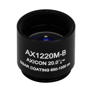 Thorlabs AX1220M-B 锥形透镜 N-BK7 Ø12.7mm(Ø1/2") 20.0° B膜(650-1050nm)