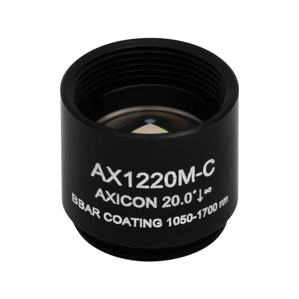 Thorlabs AX1220M-C 锥形透镜 N-BK7 Ø12.7mm(Ø1/2") 20.0° C膜(1050-1700nm)