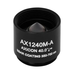 Thorlabs AX1240M-A 锥形透镜 N-BK7 Ø12.7mm(Ø1/2") 40.0° A膜(350-700nm)