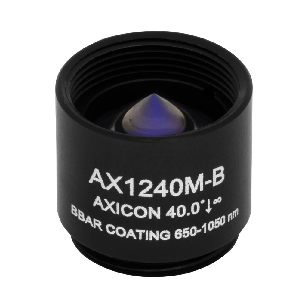 Thorlabs AX1240M-B 锥形透镜 N-BK7 Ø12.7mm(Ø1/2") 40.0° B膜(650-1050nm)