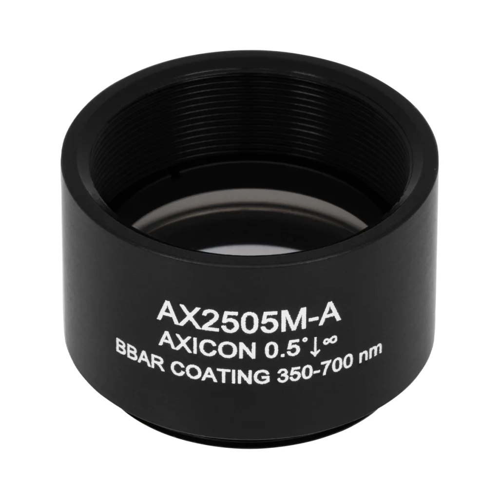 Thorlabs AX2505M-A 锥形透镜 N-BK7 Ø25.4mm(Ø1") 0.5° A膜(350-700nm)