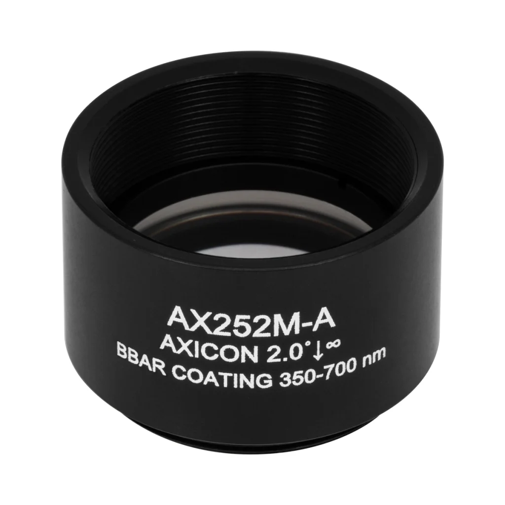 Thorlabs AX252M-A 锥形透镜 N-BK7 Ø25.4mm(Ø1") 2.0° A膜(350-700nm)