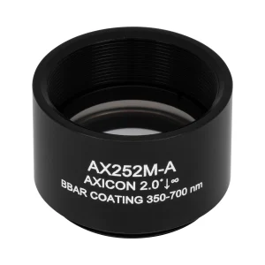 Thorlabs AX252M-A 锥形透镜 N-BK7 Ø25.4mm(Ø1") 2.0° A膜(350-700nm)