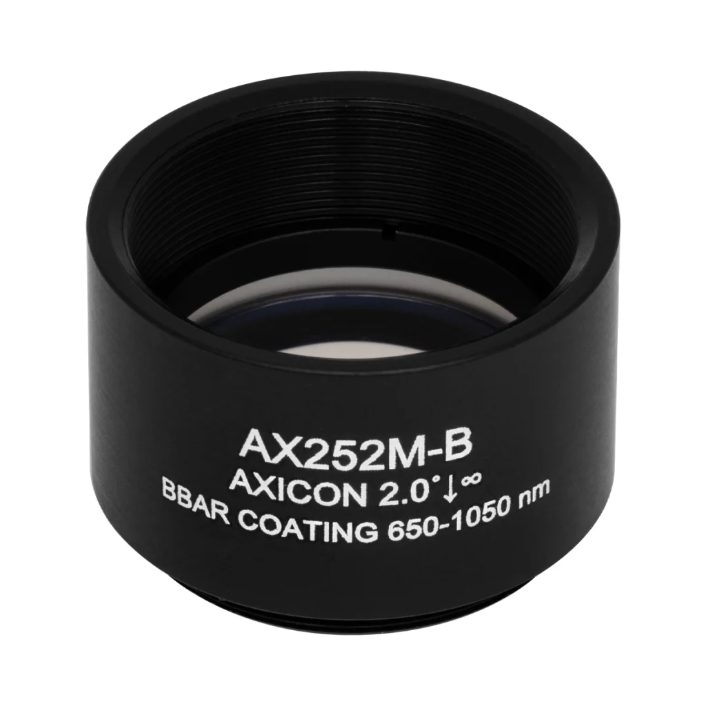 Thorlabs AX252M-B 锥形透镜 N-BK7 Ø25.4mm(Ø1") 2.0° B膜(650-1050nm)