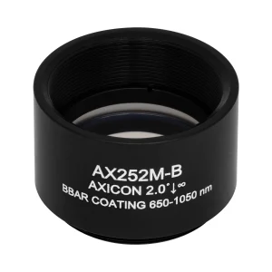 Thorlabs AX252M-B 锥形透镜 N-BK7 Ø25.4mm(Ø1") 2.0° B膜(650-1050nm)