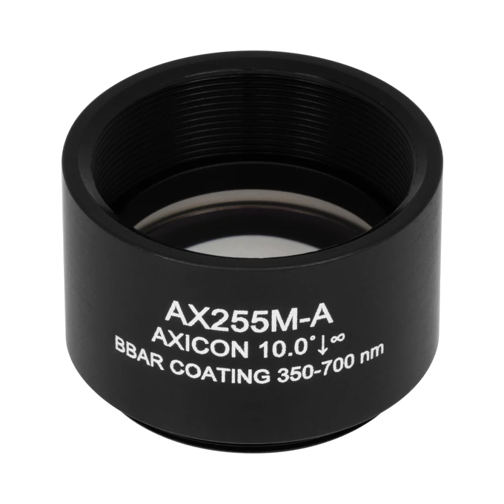 Thorlabs AX255M-A 锥形透镜 N-BK7 Ø25.4mm(Ø1") 5.0° A膜(350-700nm)