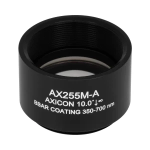 Thorlabs AX255M-A 锥形透镜 N-BK7 Ø25.4mm(Ø1") 5.0° A膜(350-700nm)