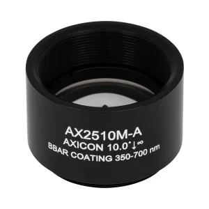 Thorlabs AX2510M-A 锥形透镜 N-BK7 Ø25.4mm(Ø1") 10.0° A膜(350-700nm)