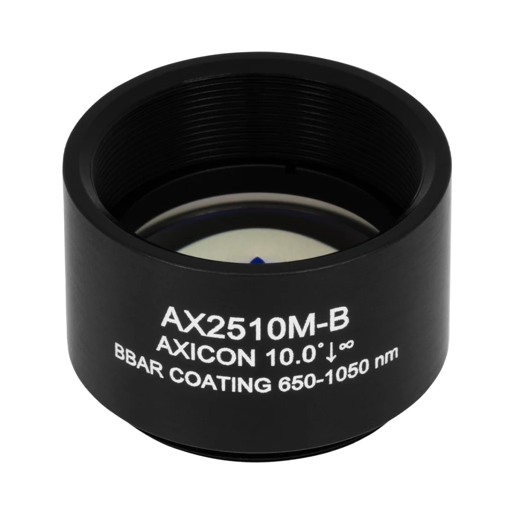 Thorlabs AX2510M-B 锥形透镜 N-BK7 Ø25.4mm(Ø1") 10.0° B膜(650-1050nm)