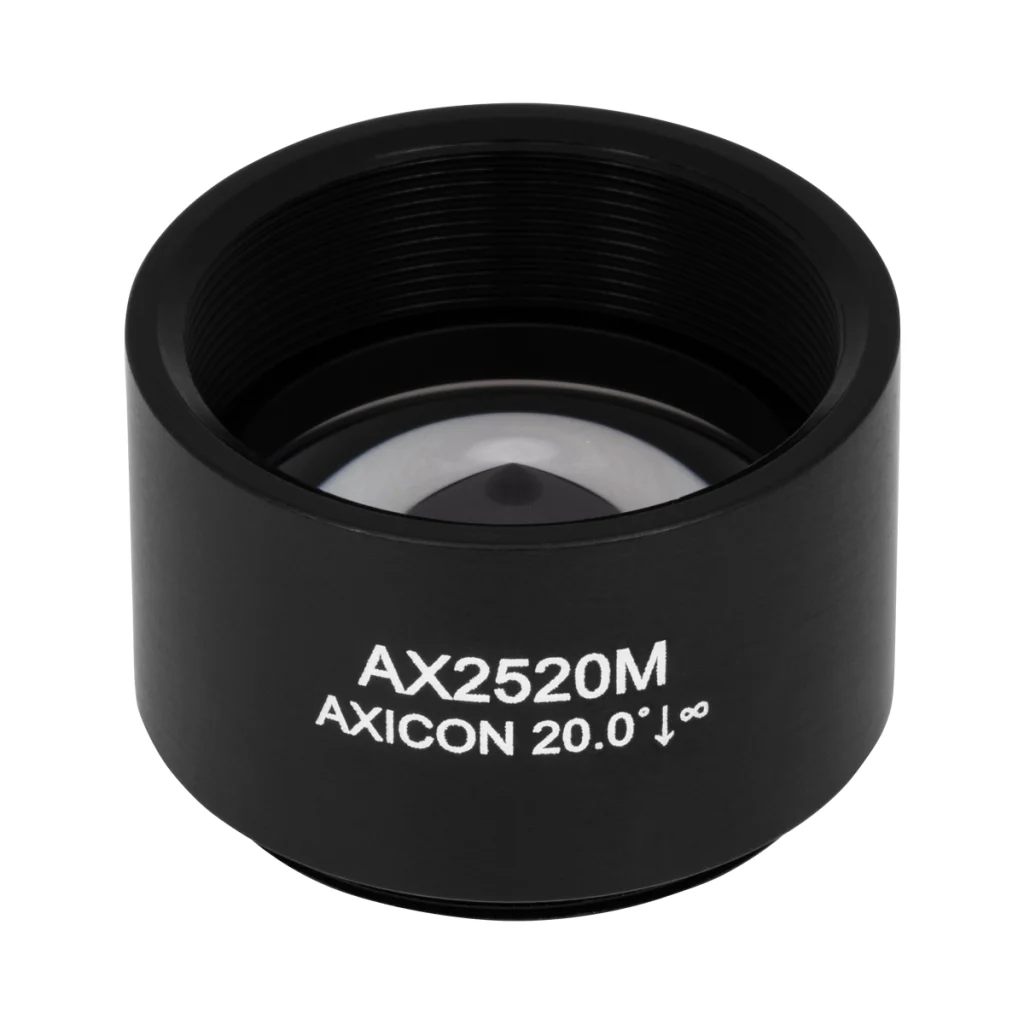 Thorlabs AX2520M 锥形透镜 N-BK7 Ø25.4mm(Ø1") 20.0° 未镀膜