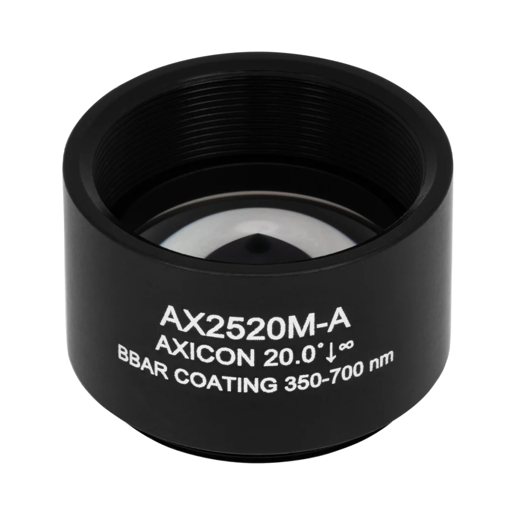 Thorlabs AX2520M-A 锥形透镜 N-BK7 Ø25.4mm(Ø1") 20.0° A膜(350-700nm)