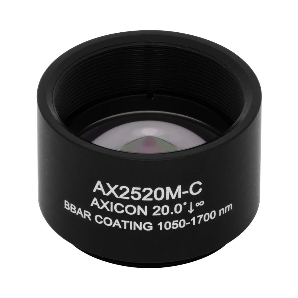 Thorlabs AX2520M-C 锥形透镜 N-BK7 Ø25.4mm(Ø1") 20.0° C膜(1050-1700nm)