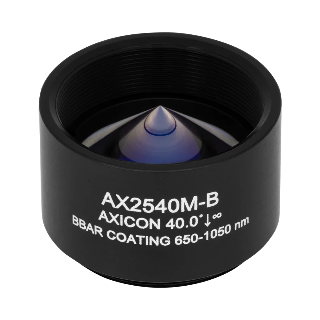 Thorlabs AX2540M-B 锥形透镜 N-BK7 Ø25.4mm(Ø1") 40.0° B膜(650-1050nm)