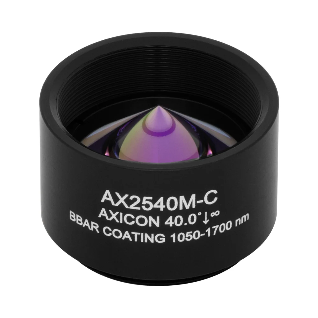 Thorlabs AX2540M-C 锥形透镜 N-BK7 Ø25.4mm(Ø1") 40.0° C膜(1050-1700nm)