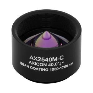Thorlabs AX2540M-C 锥形透镜 N-BK7 Ø25.4mm(Ø1") 40.0° C膜(1050-1700nm)