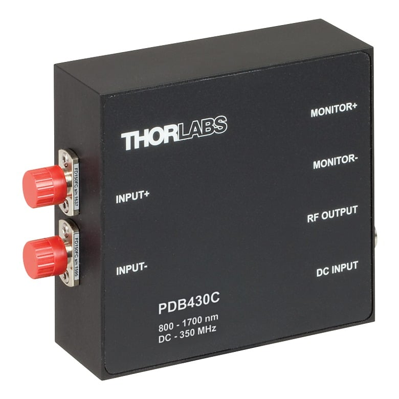 Thorlabs PDB430C OCT平衡探测器 InGaAs 800-1700nm DC-200MHz 带监控输出