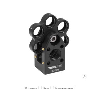 Thorlabs SCFW6 笼式滤光轮