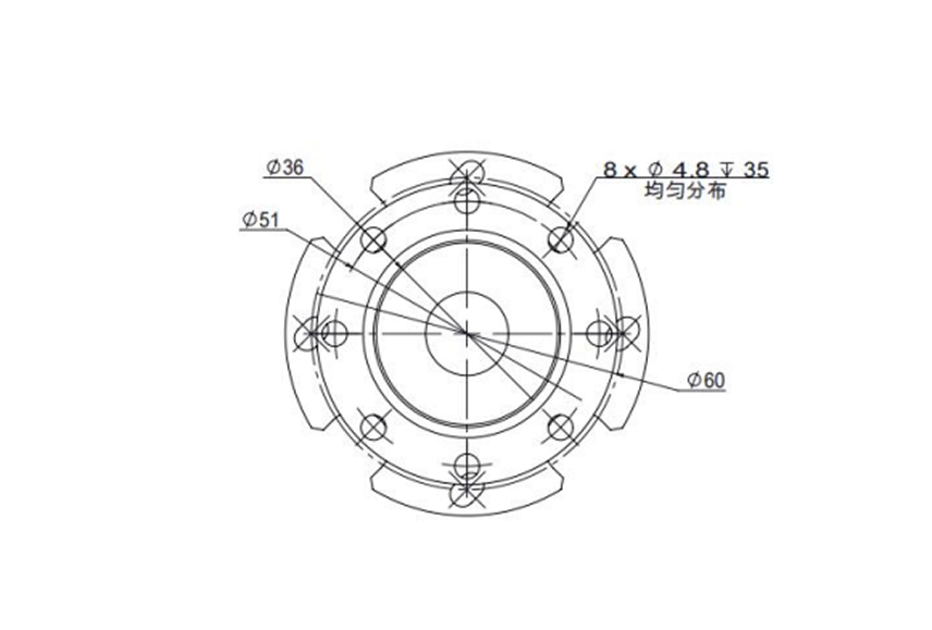 S-30-1064-P1-振镜连接筒