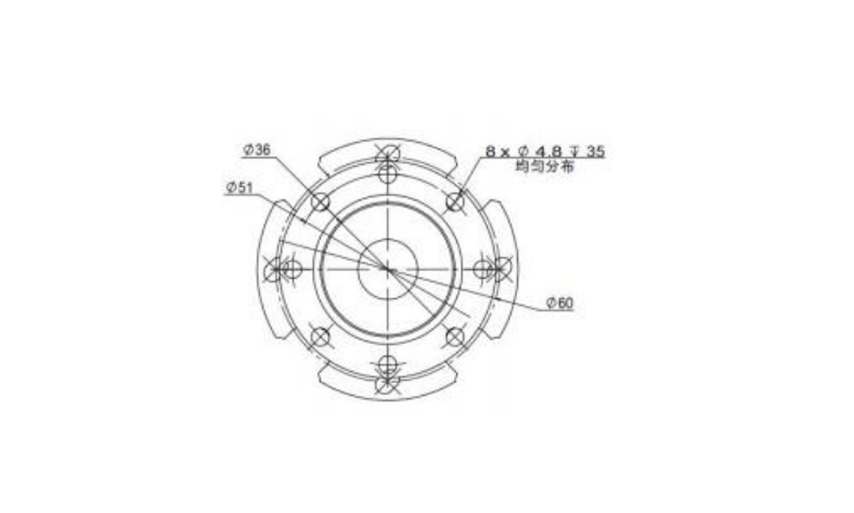 S-80-1064-P1-振镜连接筒