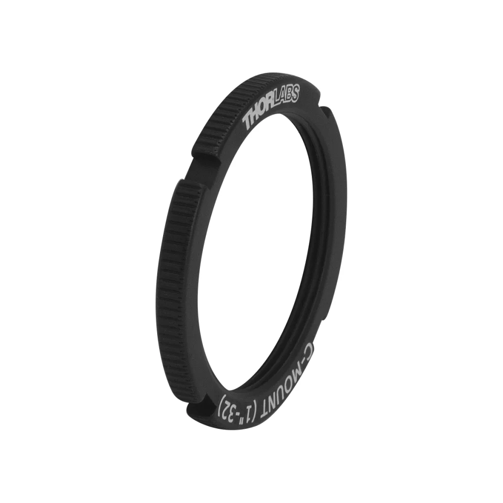 Thorlabs CMNT1 C-Mount (1.00"-32) 锁定环,外径1.25",带扳手槽