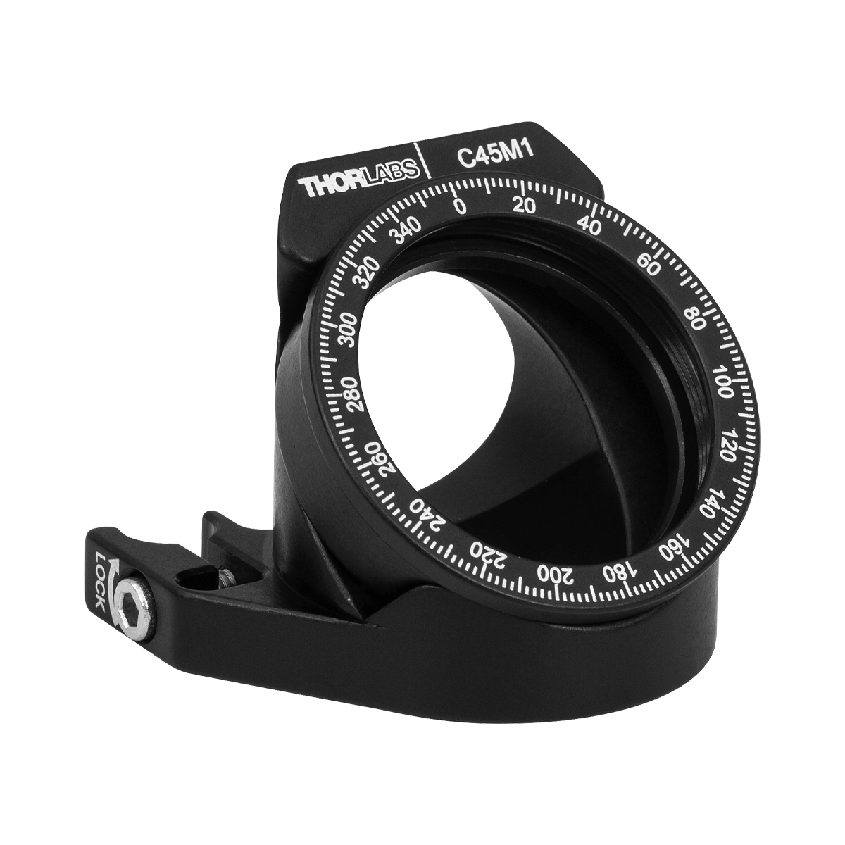 Thorlabs C45M1直角旋转安装座,嵌入式,用于Ø1英寸光学元件,兼容30 mm笼式系统