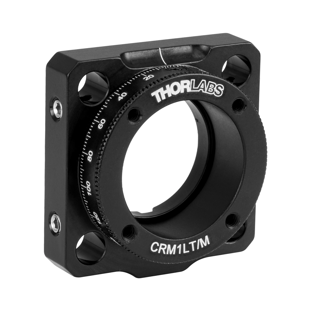 Thorlabs CRM1LT/M笼式旋转安装座,用于Ø1英寸光学元件,限位孔,带固定螺丝,M4螺纹