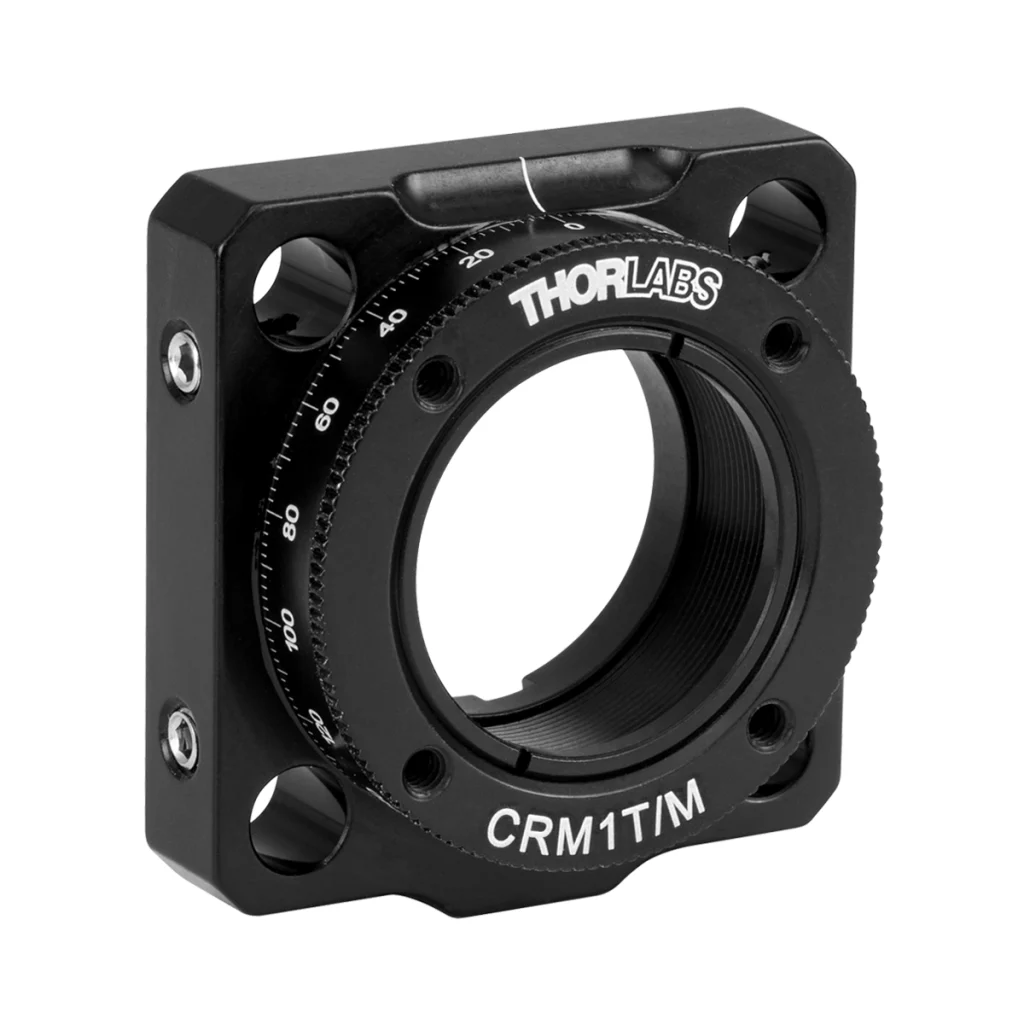 Thorlabs CRM1T/M笼式旋转安装座,用于Ø1英寸光学元件,SM1螺纹,M4螺孔