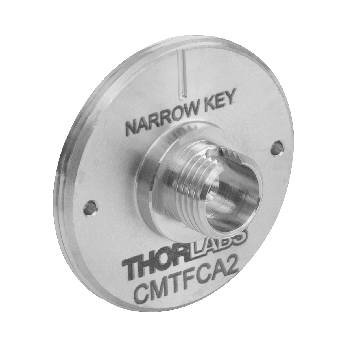 Thorlabs CMTFCA2 带C-Mount(1.00"-32)螺纹的FC/APC光纤适配板,窄键(2.0mm)