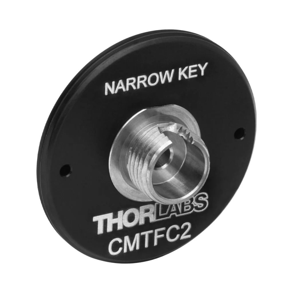 Thorlabs CMTFC2 带C-Mount(1.00"-32)螺纹的FC/PC光纤适配板,窄键(2.0mm)