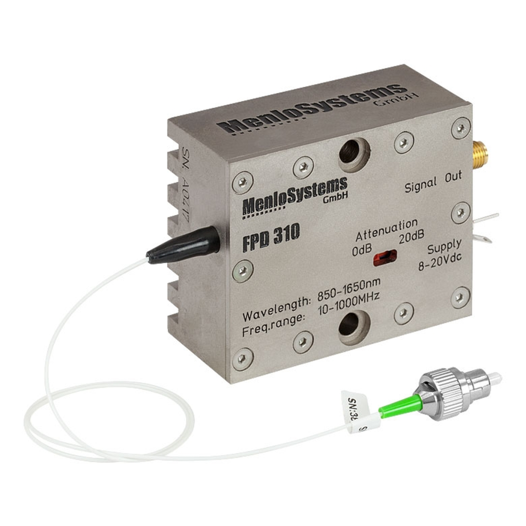 Thorlabs FPD310 硅高速放大光电探测器 400-1000nm 1MHz-1.5GHz 两档可调增益 0.13mm²